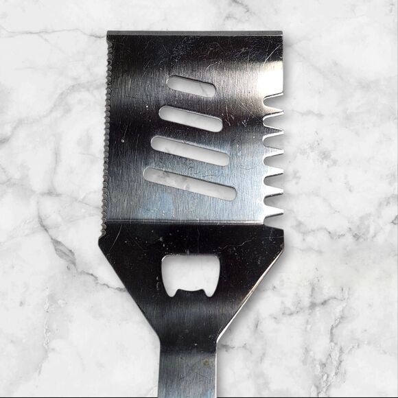 Duck Dynasty Stainless Steel Camo BBQ Spatula 17" Bottle Opener Grill Tool - Picture 8 of 10